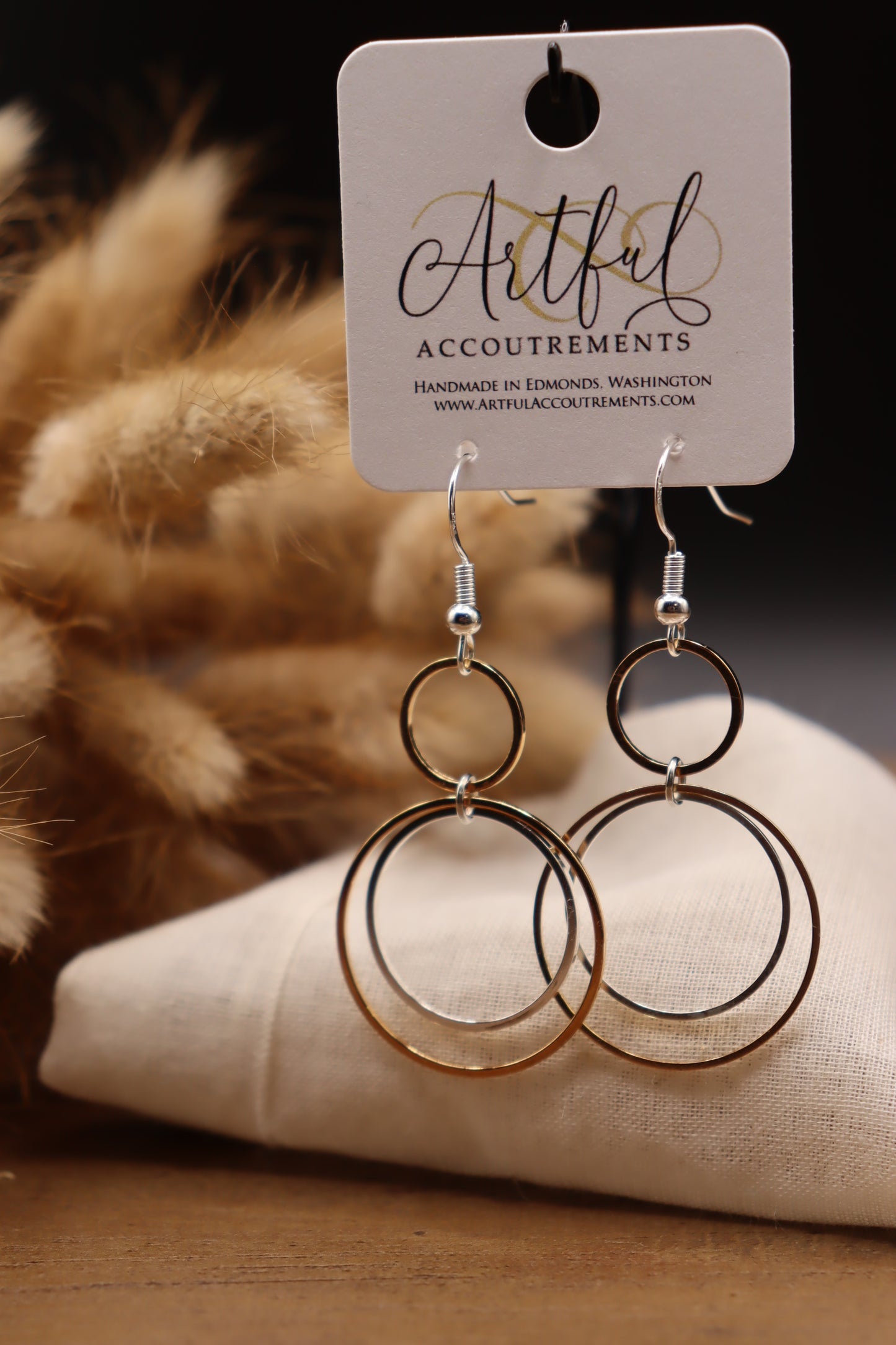 Gold & Silver Hoops